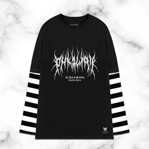 Screaming From Hell Remera Doble Manga