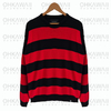 Sweater Rayado Striped Tipo Oversize Aesthetic Grunge