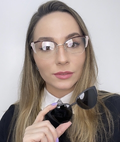 CLIP ON - 2936 - MARROM/NUDE + 2 LENTES SOLARES - loja online