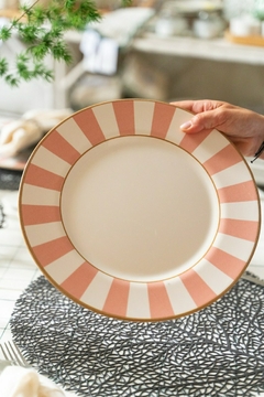 Plato Stripe Rosa