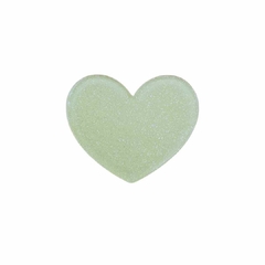 Aplique Coração Liso com Glitter - G - loja online