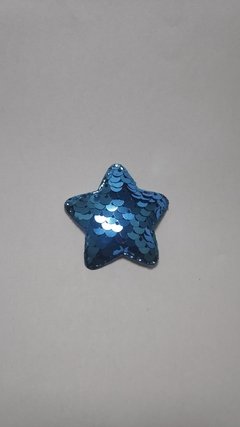 Estrela de Lantejoulas Azul