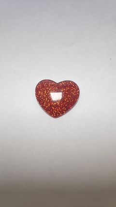 Aplique de Coração Resina - 2,5 cm - comprar online