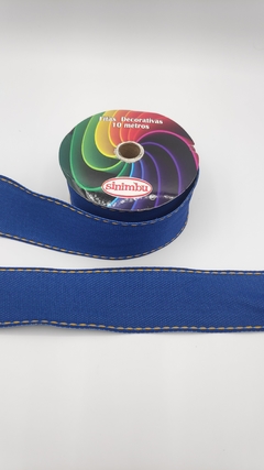 Fitas Decorativas Jeans Sinimbu - Azul - Mundo das Tiaras