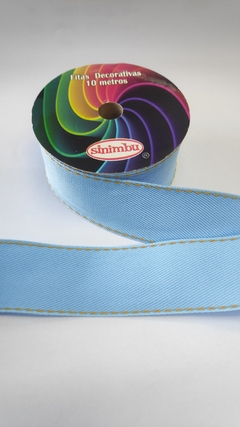 Fitas Decorativas Jeans Sinimbu - Azul Claro - comprar online
