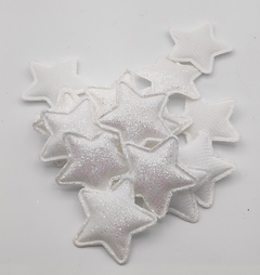 Aplique Estrela com Glitter - Candy Colors - Mundo das Tiaras