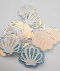 Aplique Concha do Mar holográfica Candy Colors - comprar online