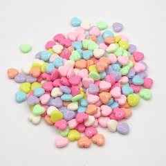 Miçanga Entremeios de Coração Candy Colors Cores Sortidas - 25g