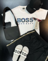 Conjunto Hugo Boss Camiseta + Bermuda