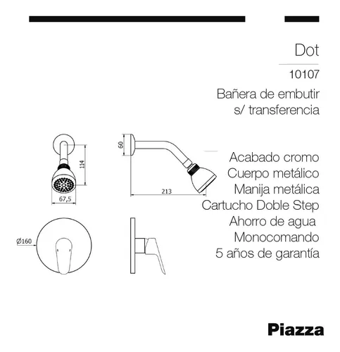 Piazza dot monocomando shop