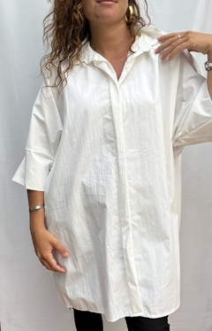 MAXI CAMISA BIANCA - tienda online