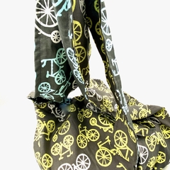 Combo Fular "Footprint" + bolso "Bici" - comprar online