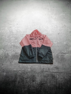 Campera skt rosa y gris abrigo