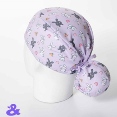 Gorro Tela Antifluido Conejitos Pascua - comprar online