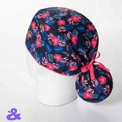 Gorro Tela Antifluido Floral Tropical - comprar online