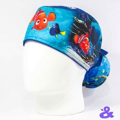 Gorro Tela Antifluido Nemo Blue Reef