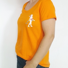 Remera Escote Redondo Libre Naranja - Despertate