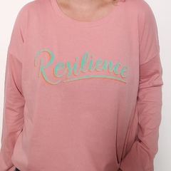 Remera Resilience Manga Larga Rosa