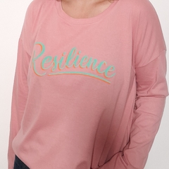 Remera Resilience Manga Larga Rosa en internet