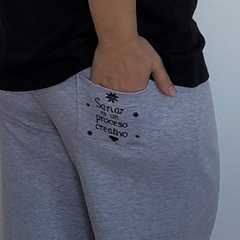 Pantalon Pijama con Bolsillo Gris - comprar online