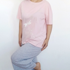 Remera Pijama Libelula Rosa - Despertate