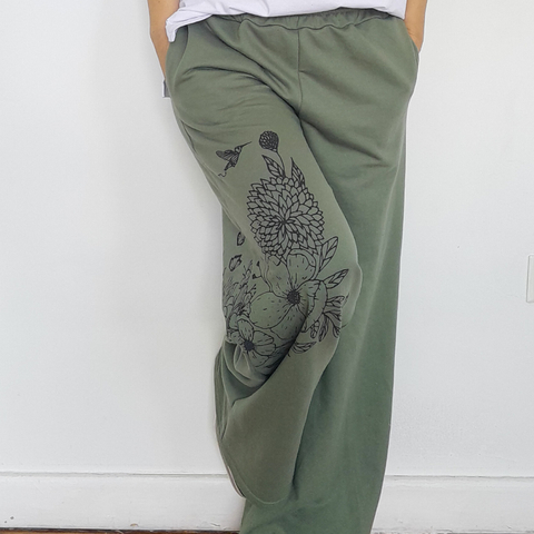 Pantalon Natural Verde