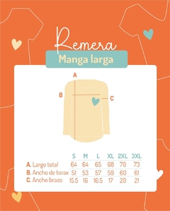 Remera Placer Manga Larga Azul - tienda online