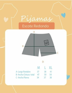 Short Pijama con Bolsillo Negro - tienda online