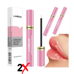 Serum Labial Tratamiento Labios Lanbena Voluminizador Gloss X2