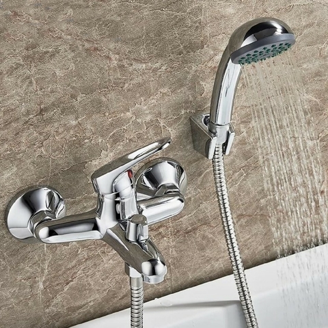 Ducha Monocomando Canilla Bano Duchador Mezcladora Ext