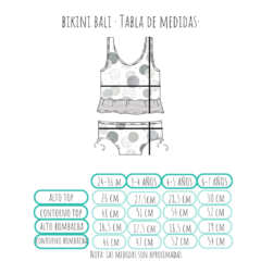 Bikini Bali Conjunto - Palmeras - Por Amor a la Tela