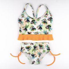Bikini Bali Conjunto - Tucanes Borde Blanco DISCONTINUO - comprar online