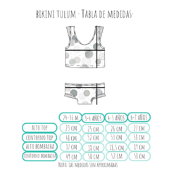 Bikini Bali Conjunto - Tucanes Borde Blanco DISCONTINUO - tienda online