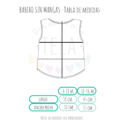 BABERO SIN MANGAS - Casitas