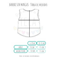 BABERO SIN MANGAS - Peces - tienda online
