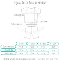 PIJAMA CORTO - Azulino en internet