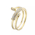 Anillo Shiny Nail Gold