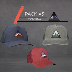 PHAROS | GORRA |PACK X 3 | Montaña