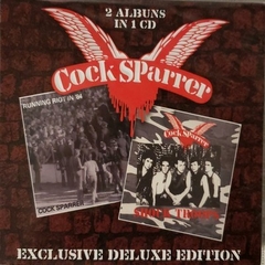 COCK SPARRER - SHOCK TROOPS / RUNNING RIOT IN 84 (2 ALBUNS IN 1CD)(SLIPCASE)