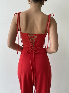 Bustier Pulpa Cherry Red