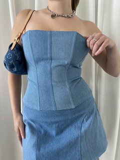 Denim Corset