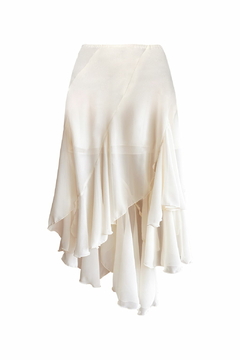 Midnight Ruffle Skirt Ivory