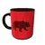 Caneca Touro e Urso Preta