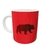 Caneca Touro e Urso Branca