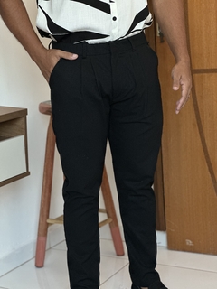 Calça de Linho Preto