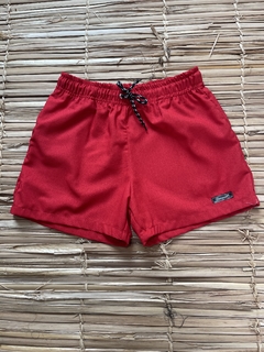 Short Linho Vermelho