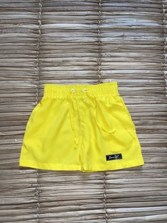 Short Amarelo Infantil