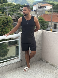 Short Canelado Preto na internet