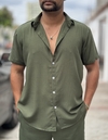 Camisa Verde Militar Unissex