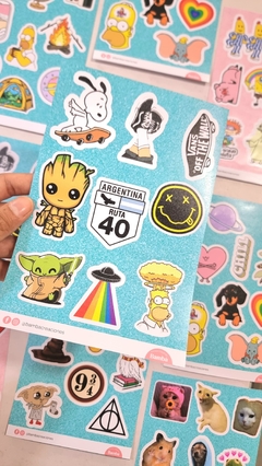 Plancha de stickers - Street - comprar online